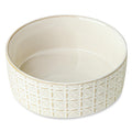 Ceramic Dog Bowls Pet Dog Food Bowls Water Bowl 6.5inch Dog Dishes for Middle and Small Size Dog Dog Plates for Food White